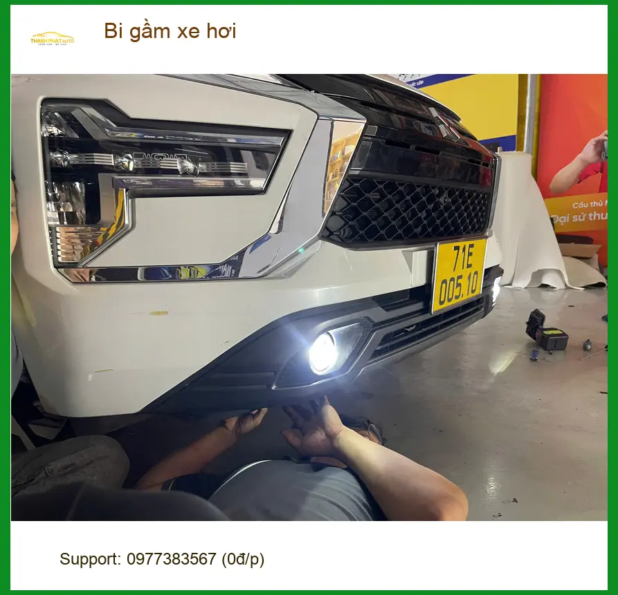 Chú Bình nâng cấp bi gầm xe hơi cho Honda CRV tại Quận 5 vì đèn zin yếu khi đi đêm ảnh thực tế 2