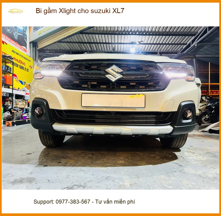 Anh Minh Tuấn độ Bi gầm Xlight cho Suzuki XL7 ở Bình Chánh để tăng sáng