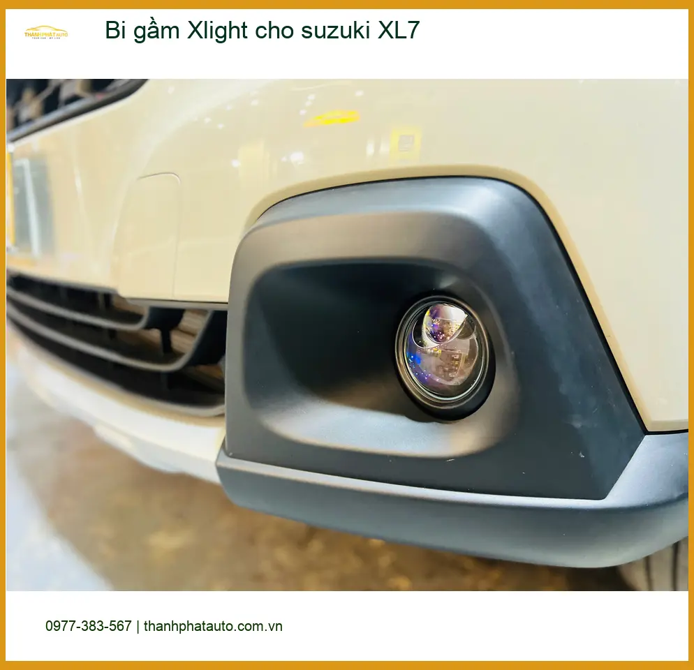 Anh Minh Tuấn độ Bi gầm Xlight cho Suzuki XL7 ở Bình Chánh để tăng sáng ảnh thực tế 2