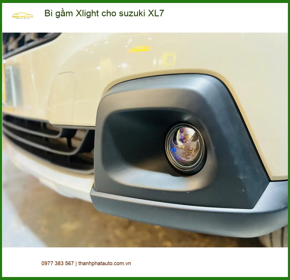 Anh Dũng độ bi gầm Xlight cho Suzuki XL7 Quận 12 để cải thiện tầm nhìn ban đêm ảnh thực tế 4