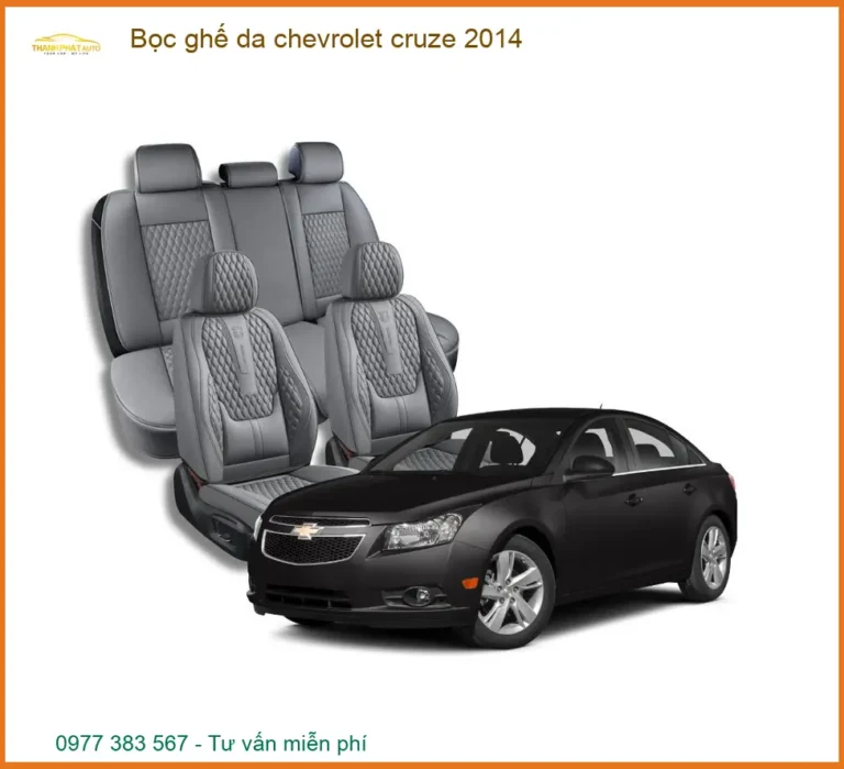 Bọc Ghế Da Chevrolet Cruze 2014 - Trung Tâm Lắp Đặt Chính Hãng TPHCM