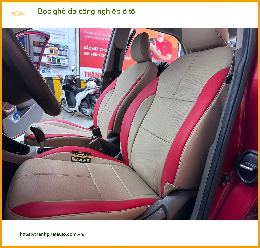 Anh Thành bọc ghế da công nghiệp ô tô Mazda 3 tại Quận 12 ảnh thực tế 4