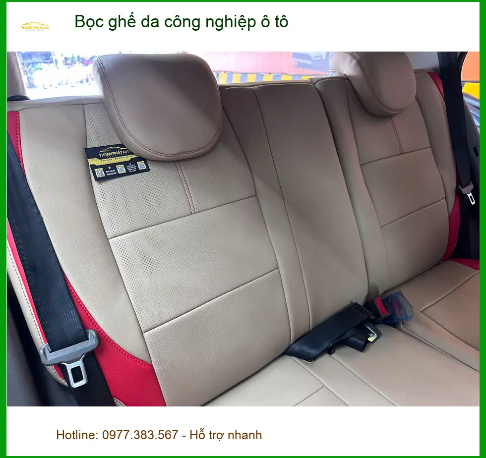 Anh Thành bọc ghế da công nghiệp ô tô Mazda 3 tại Quận 12 ảnh thực tế 5