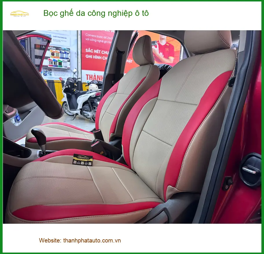 Anh Minh bọc ghế da công nghiệp ô tô Honda CR-V ở Thủ Đức cho sang trọng ảnh thực tế 3