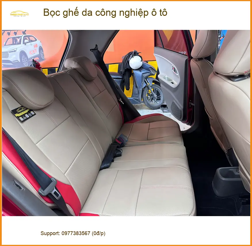 Anh Minh bọc ghế da công nghiệp ô tô Honda CR-V ở Thủ Đức cho sang trọng ảnh thực tế 4