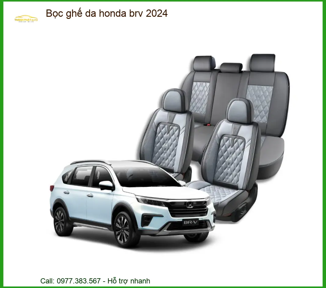 Bọc Ghế Da Cao Cấp Honda BR-V 2024 - Trung Tâm Lắp Đặt Uy Tín TPHCM
