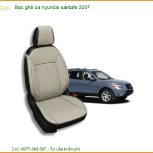 Bọc Ghế Da Hyundai SantaFe 2007 - Trung Tâm Lắp Đặt Chính Hãng Uy Tín TPHCM