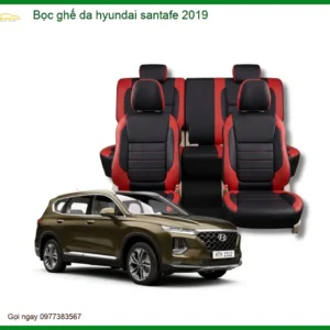Bọc Ghế Da Hyundai SantaFe 2019 - Địa Chỉ Lắp Đặt Chính Hãng TPHCM