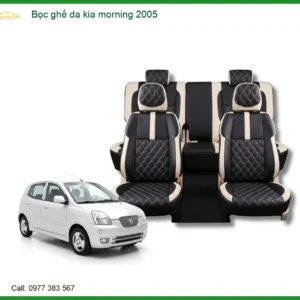 Bọc Ghế Da Kia Morning 2005 - Địa Chỉ Lắp Đặt Uy Tín TPHCM