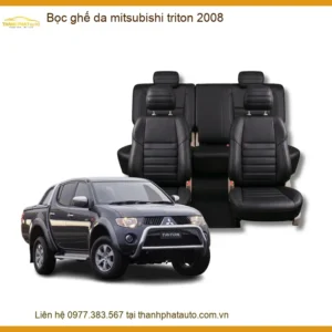 Dịch Vụ Bọc Ghế Da Cao Cấp Mitsubishi Triton 2008 - Trung Tâm Lắp Đặt Chính Hãng TPHCM
