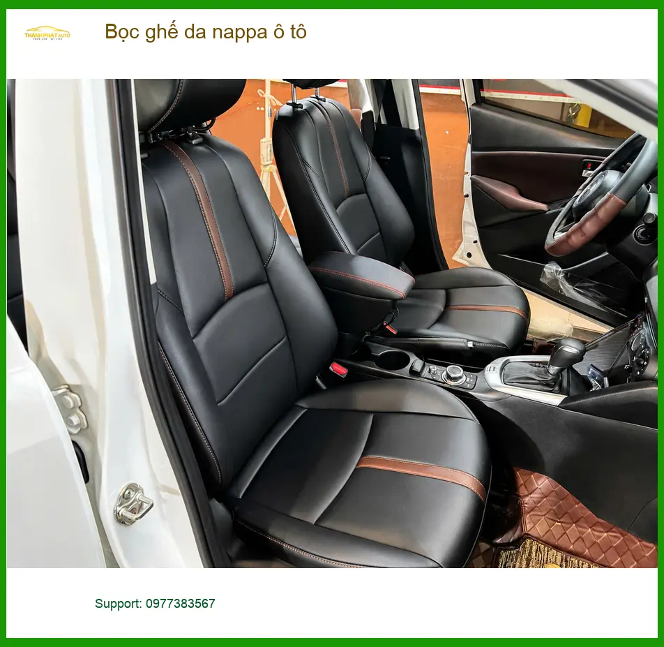 Anh Tấn bọc ghế da Nappa cho Hyundai Accent tại Quận 1 để nâng tầm nội thất xe ảnh thực tế 2