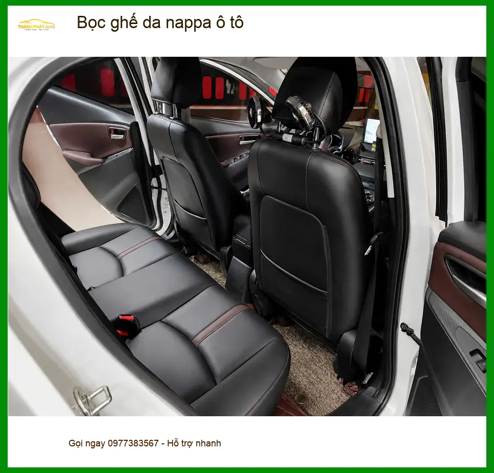 Bác Tuấn Kiệt bọc ghế da nappa ô tô cho VinFast Lux SA2.0 ở Bình Chánh. ảnh thực tế 3