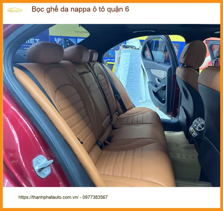 Trung Tâm May Bọc Ghế Da ghế da nappa ô tô quận 6 - Thi Công Chuyên Nghiệp