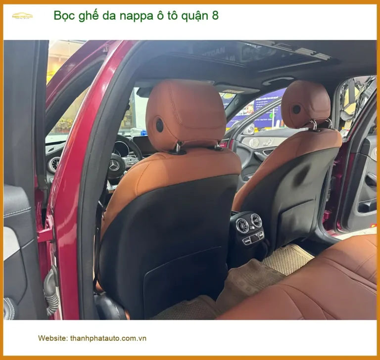Trung Tâm Thi Công Bọc Ghế Da ghế da nappa ô tô quận 8 - Thi Công Chuyên Nghiệp