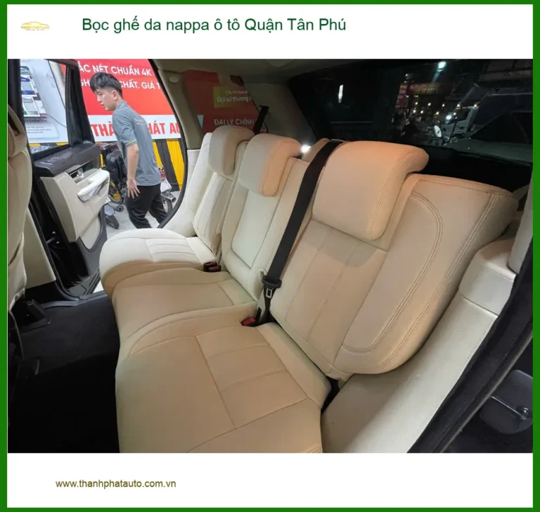 Cửa Hàng Bọc Ghế Da ghế da nappa ô tô Quận Tân Phú - Thi Công Chuyên Nghiệp