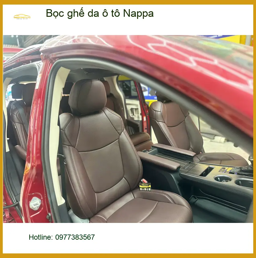 Anh Minh bọc ghế da ô tô Nappa cho Honda CR-V tại Quận 4 ảnh thực tế 2
