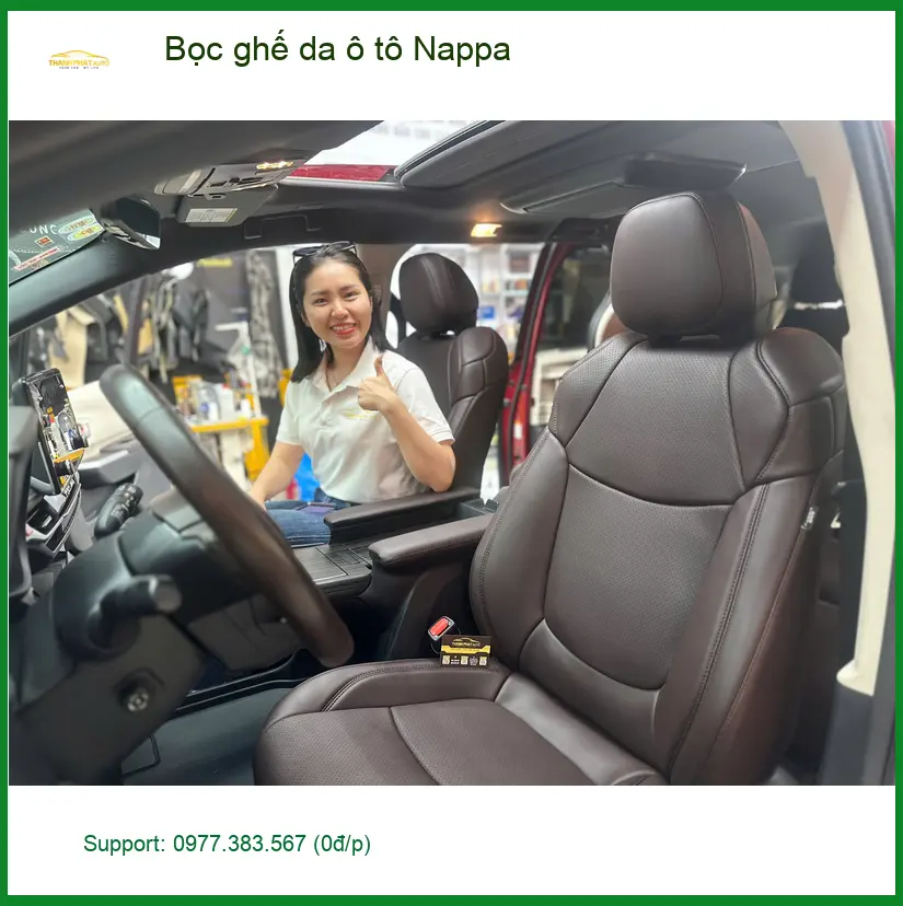 Anh Minh bọc ghế da ô tô Nappa cho Honda CR-V tại Quận 4 ảnh thực tế 3