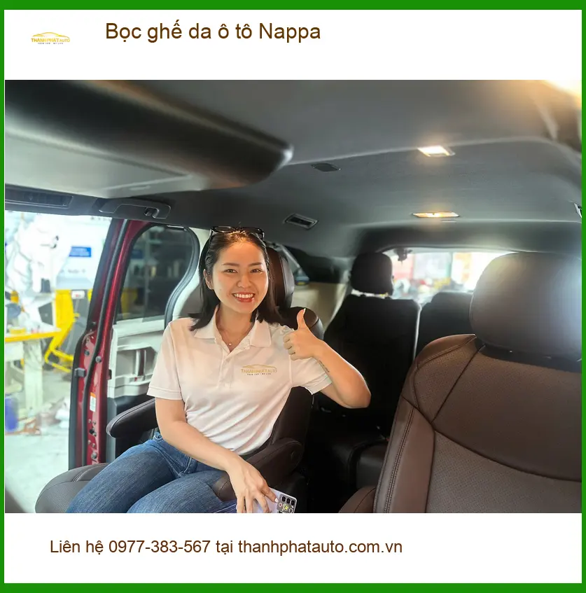 Anh Minh bọc ghế da ô tô Nappa cho Honda CR-V tại Quận 4 ảnh thực tế 5