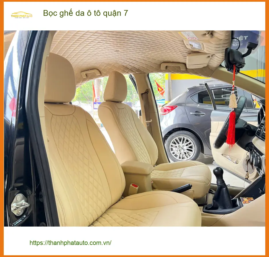 Trung Tâm Thi Công Bọc Ghế Da ghế da ô tô quận 7 - Lắp Đặt Uy Tín TPHCM ảnh thực tế 2