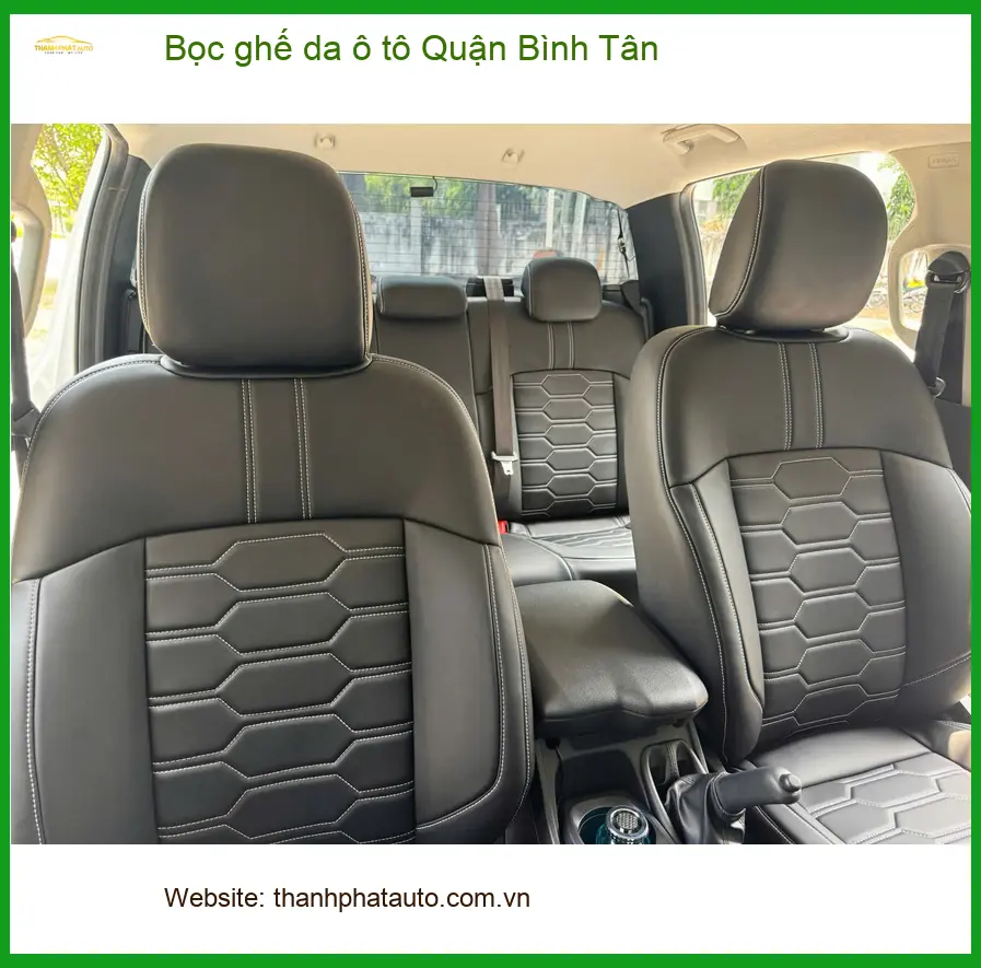Cửa Hàng Bọc Ghế Da ghế da ô tô Quận Bình Tân - Thi Công Chuyên Nghiệp ảnh thực tế 3