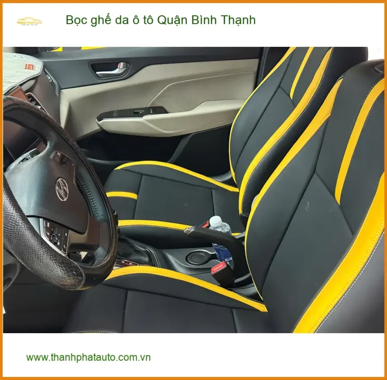 Cửa Hàng Bọc Ghế Da ghế da ô tô Quận Bình Thạnh - Thi Công Chuyên Nghiệp