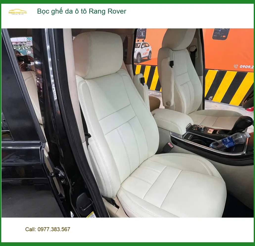 Chú Phước bọc ghế da ô tô Rang Rover tại Quận 2 để nâng tầm đẳng cấp cho xe ảnh thực tế 2