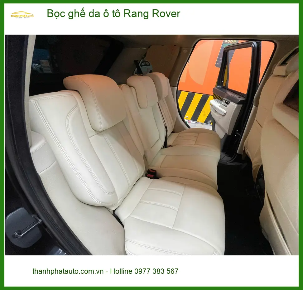 Chú Phước bọc ghế da ô tô Rang Rover tại Quận 2 để nâng tầm đẳng cấp cho xe ảnh thực tế 5