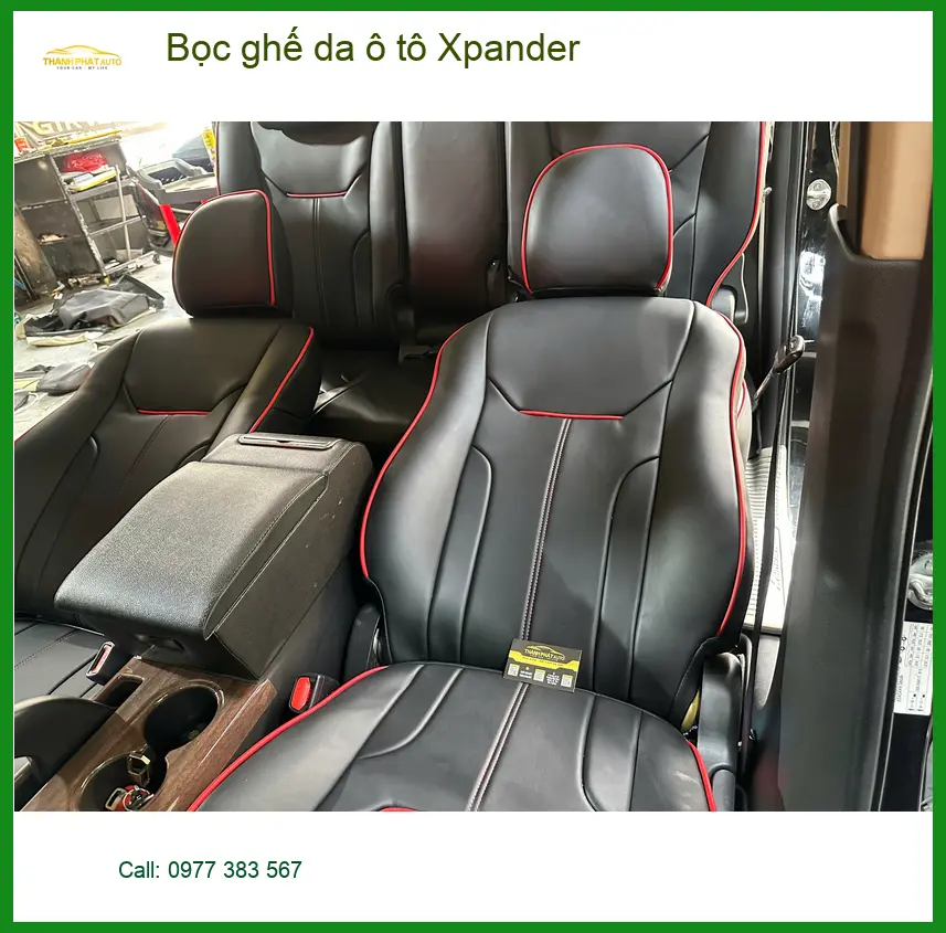 Anh Khang bọc ghế da ô tô Xpander Quận 9 nâng tầm nội thất ảnh thực tế 3