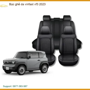 Bọc Ghế Da Vinfast VF3 2023 - Địa Chỉ Lắp Đặt Uy Tín TPHCM