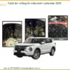 Cách Âm Chống Ồn Mitsubishi Outlander - Trung Tâm Lắp Đặt Uy Tín TPHCM