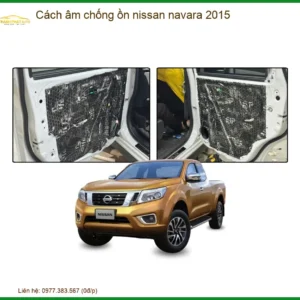 Cách âm chống ồn Nissan Navara 2015 - Địa Chỉ Gắn Uy Tín TPHCM