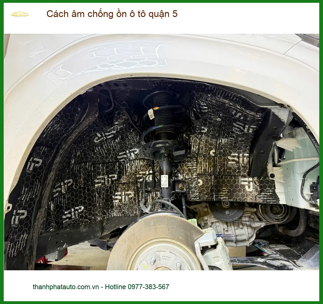 Dịch Vụ Thi Công Cách Âm Chống Ồn Ô Tô tại Quận 5 - Thi Công Chuyên Nghiệp ảnh thực tế 2