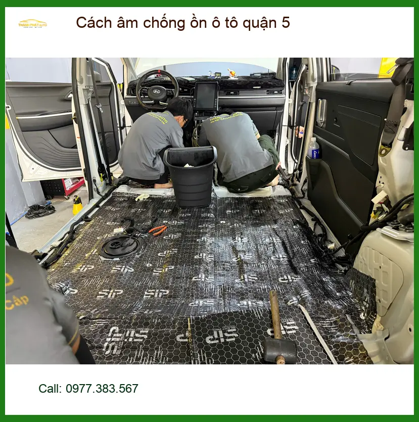 Dịch Vụ Thi Công Cách Âm Chống Ồn Ô Tô tại Quận 5 - Thi Công Chuyên Nghiệp ảnh thực tế 3