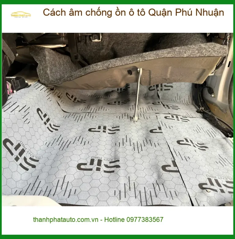 Dịch Vụ Thi Công Cách Âm Chống Ồn Ô Tô Tại Quận Phú Nhuận - Thi Công Chuyên Nghiệp