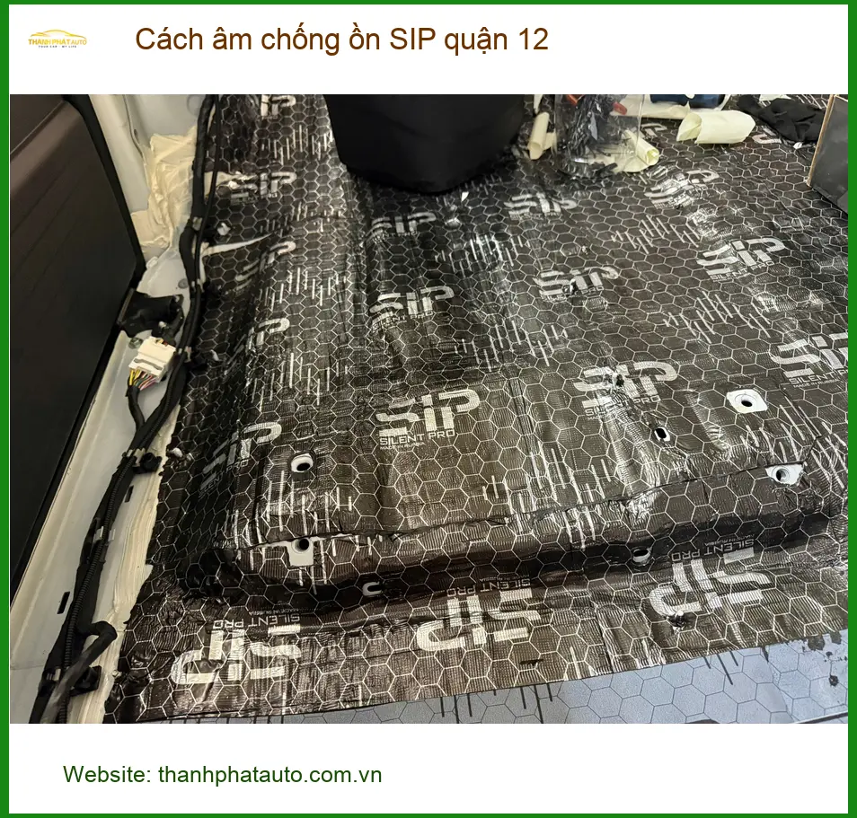 Dịch Vụ Gắn Cách Âm Chống Ồn Ô Tô SIP Quận 12 - Giá Tốt TPHCM ảnh thực tế 3