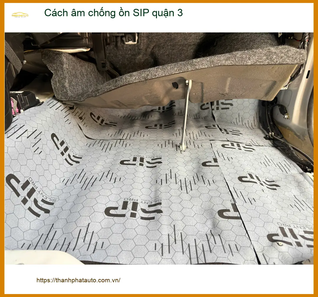 Dịch Vụ Thi Công Cách Âm Chống Ồn Ô Tô âm chống ồn SIP quận 3 - Giá Tốt TPHCM ảnh thực tế 3