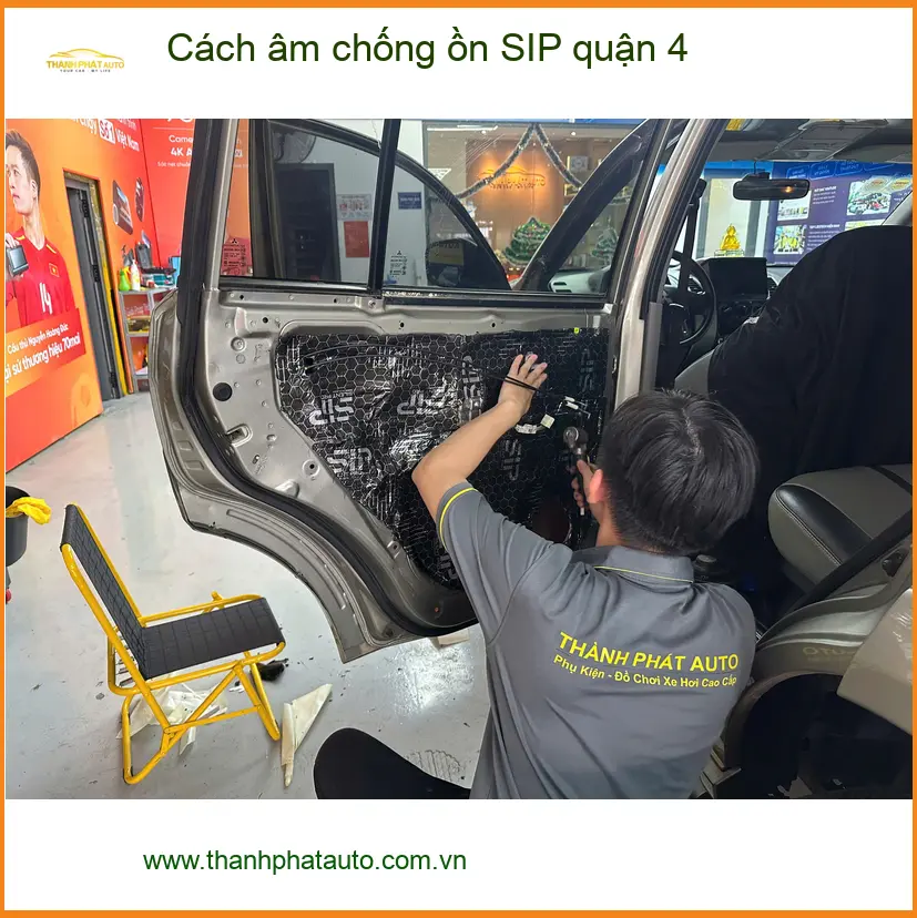 Dịch Vụ Thi Công Cách Âm Chống Ồn Ô Tô âm chống ồn SIP Quận 4 - Giá Tốt TPHCM
