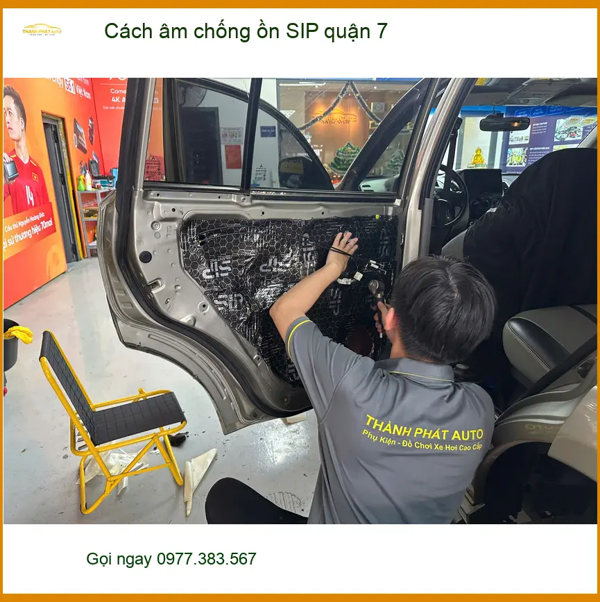 Trung Tâm Lắp Đặt Cách Âm Chống Ồn SIP Ô Tô Quận 7 - Lắp Đặt Uy Tín TPHCM ảnh thực tế 2
