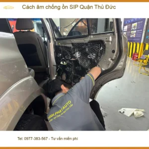 Nơi Thi Công Cách Âm Chống Ồn Ô Tô âm chống ồn SIP Quận Thủ Đức - Giá Tốt TPHCM