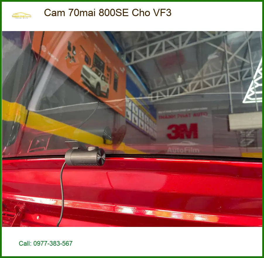 Anh Tùng lắp Cam 70mai 800SE cho VinFast VF3 tại Bình Chánh để tăng cường an ninh ảnh thực tế 3