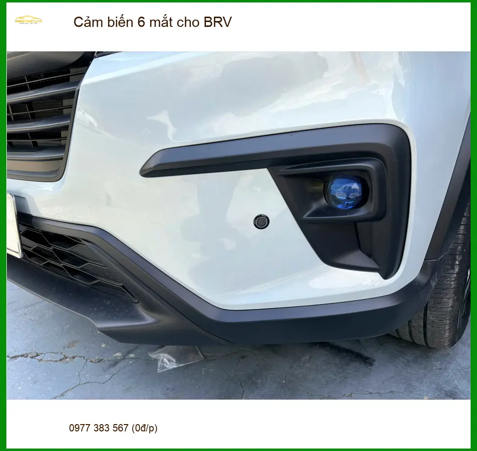 Anh Tuấn Anh lắp cảm biến 6 mắt cho BRV tại Quận Tân Phú để an tâm đỗ xe ảnh thực tế 2