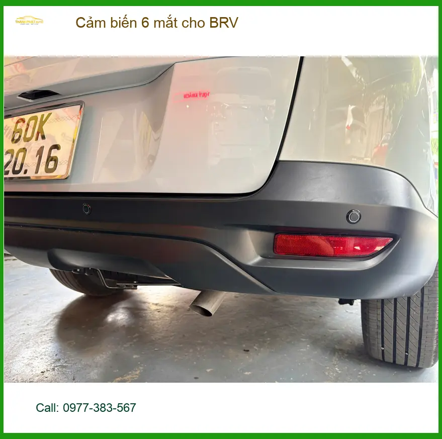 Anh Tuấn Anh lắp cảm biến 6 mắt cho BRV tại Quận Tân Phú để an tâm đỗ xe ảnh thực tế 3