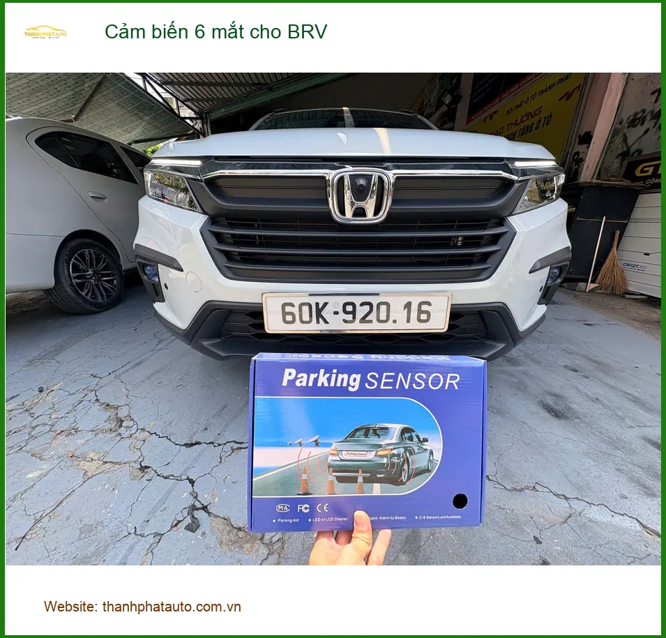 Anh Khải lắp cảm biến 6 mắt cho BRV tại Quận 6 để lùi xe an toàn hơn ảnh thực tế 4