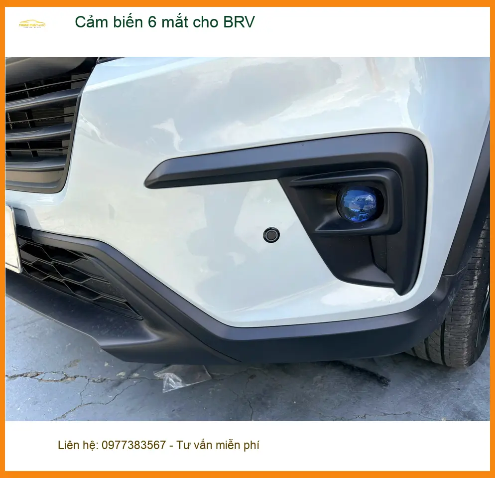 Chị Nguyệt ở Hóc Môn lắp cảm biến 6 mắt cho BRV để đỗ xe an toàn hơn ảnh thực tế 4