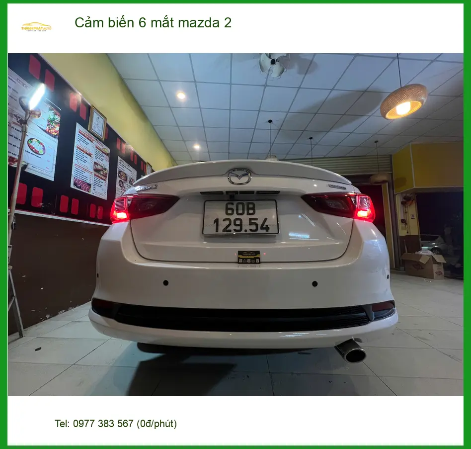 Anh Khải lắp Cảm biến 6 mắt Mazda 2 tại Thủ Đức chính hãng, giá tốt ảnh thực tế 2