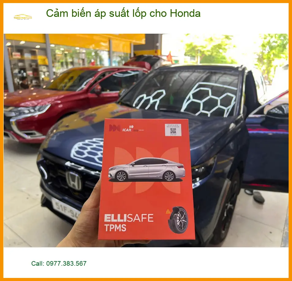 Chị Thảo lắp Cảm biến áp suất lốp cho Honda HR-V tại Quận 5