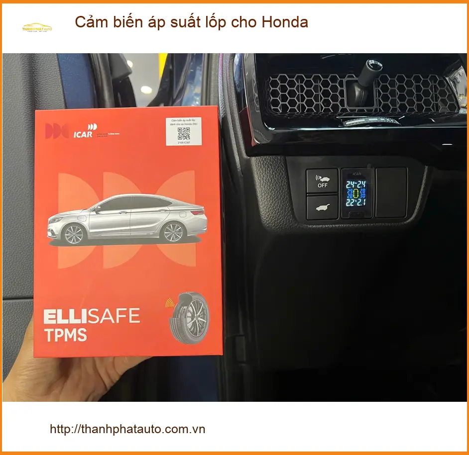 Chị Thảo lắp Cảm biến áp suất lốp cho Honda HR-V tại Quận 5 ảnh thực tế 3