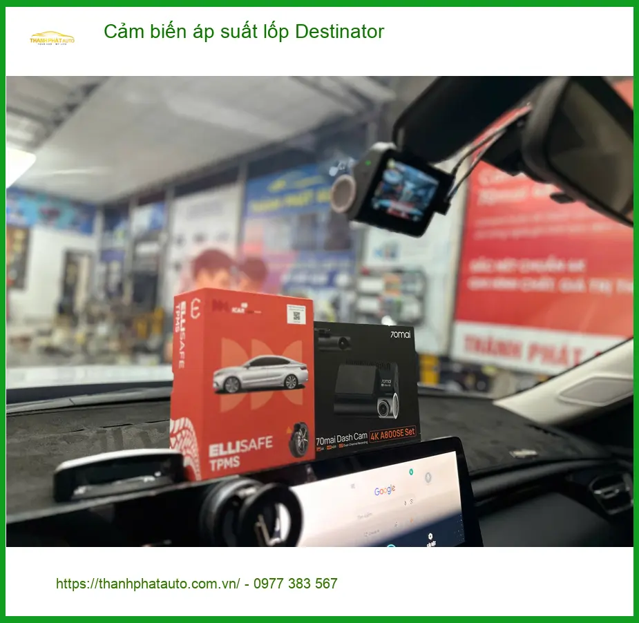 Cô Loan lắp Cảm biến áp suất lốp Destinator cho Ford Everest Quận 9 ảnh thực tế 2