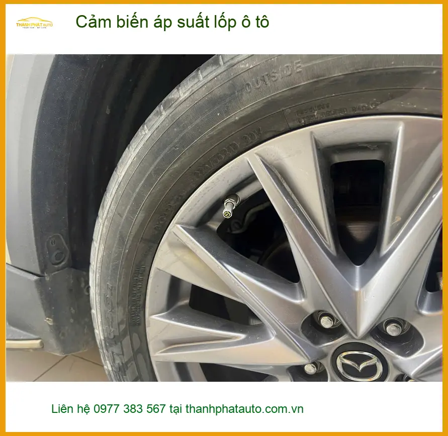 Anh Quang lắp cảm biến áp suất lốp ô tô cho Mazda CX-5 tại Hóc Môn ảnh thực tế 3