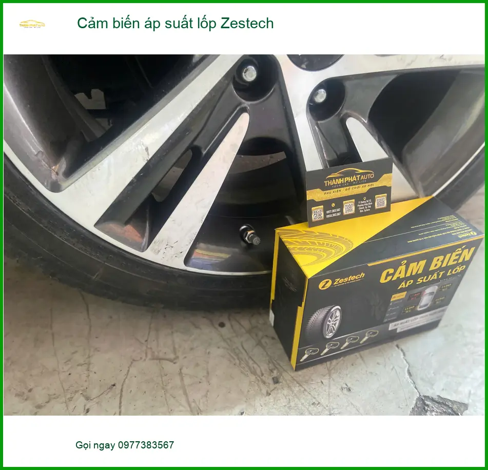 Anh Kiên lắp cảm biến áp suất lốp Zestech cho Hyundai Accent tại Quận 6 để lái xe an tâm hơn ảnh thực tế 3